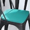 Flash Furniture 4PK Mint Poly Resin Seats for Stools & Chairs, 4PK 4-JJ-SEA-PL01-MINT-GG - alternate 3